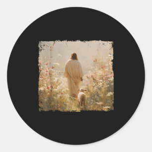 True Story He Is Risen Christian Jesus Bible Verse Classic Round Sticker