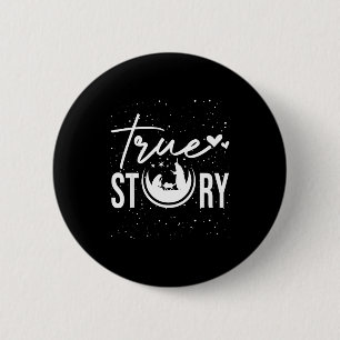 True Story Nativity Scene Christian Christmas Xmas 6 Cm Round Badge