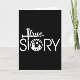 True Story Of Jesus Birth Christmas Nativity Chris Card