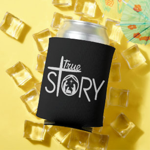True Story of Jesus Birth Christmas Nativity Xmas Can Cooler