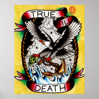True To Death Print