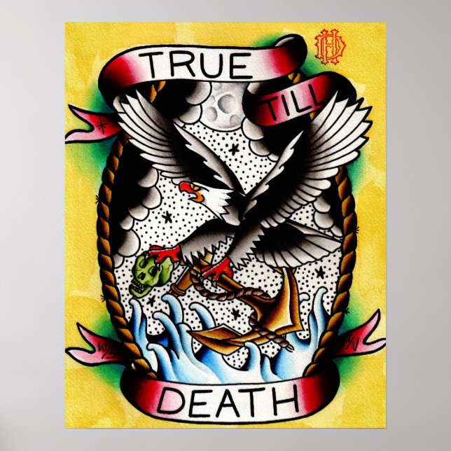 True To Death Print (Front)