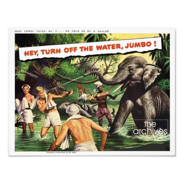 True Towel Tales No. 5 of 6 Photo Print (Front)