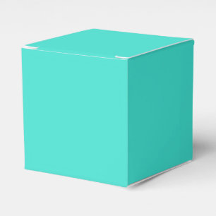 True Turquoise Favour Box