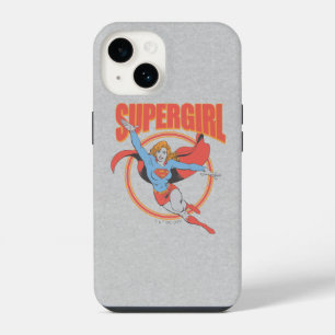 True Vintage Supergirl Flying Graphic iPhone 14 Case