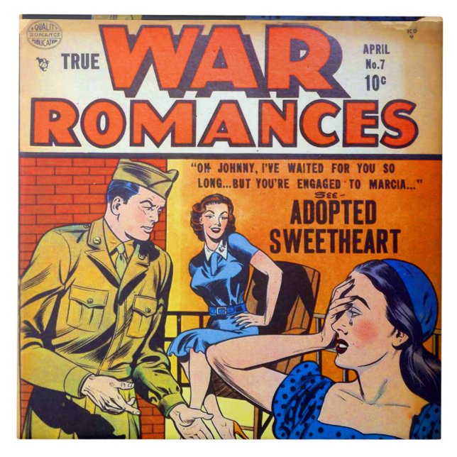 True War Romances #7 Ceramic Tile (Front)