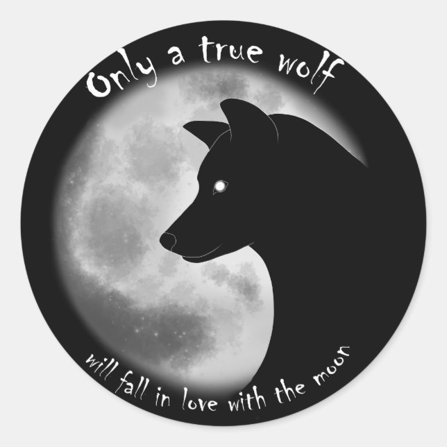 True Wolf Sticker (Front)
