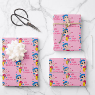 True - Zip Zap Zoo Wrapping Paper Sheet