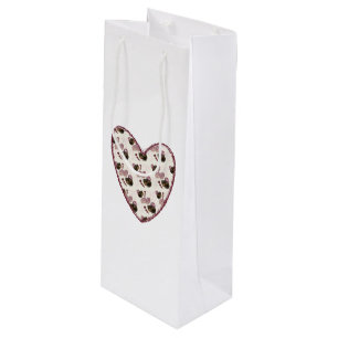 Truffle Heart Wine Gift Bag