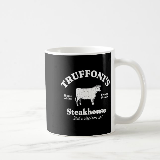 Truffoni's Steakhouse Home Of The Sloppy Steaks  Coffee Mug (Right)