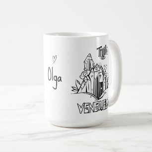 Trujillo Venezuela artistic design   Virgen Paz Coffee Mug