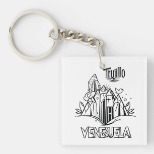 Trujillo Venezuela artistic design Virgen Paz Key Ring