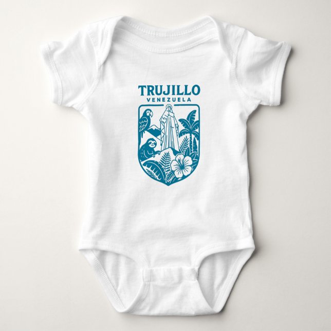 Trujillo Venezuela | Diseño cultural Venezolano Baby Bodysuit (Front)