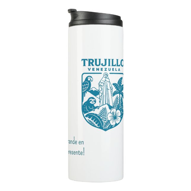 Trujillo Venezuela | Venezuelan Cultural Design Thermal Tumbler (Rotated Right)