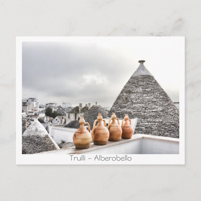 Trulli - Alberobello Postcard (Front)