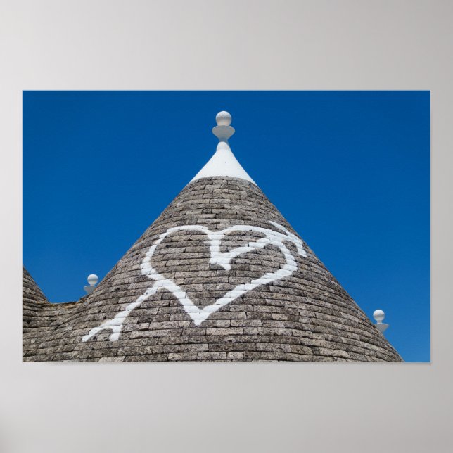 Trulli house roof poster print (Front)