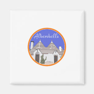 Trulli Houses Alberobello Bari Trullo Italy Magnet
