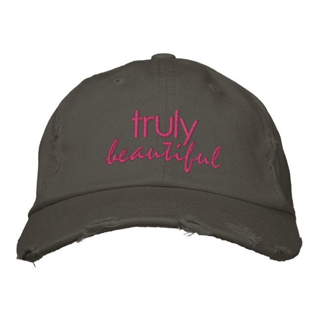 TRULY beautiful Cute Embroidered Hat (Front)