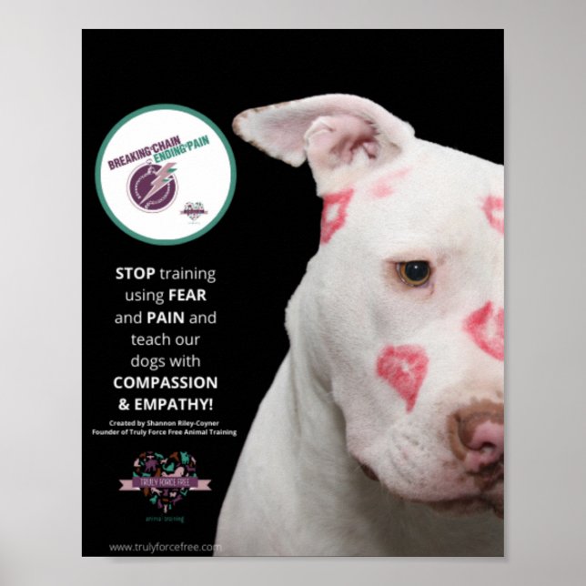 Truly Force Free Animal TraiBreak The Chain Poster (Front)