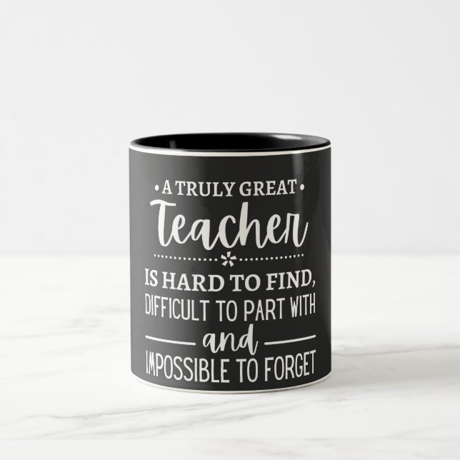 Truly Great Teacher Two-Tone Coffee Mug (Center)