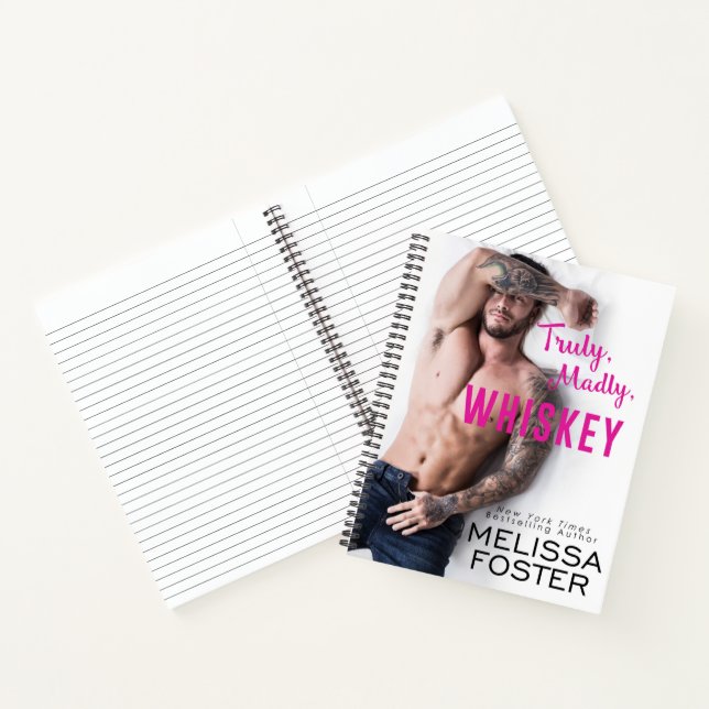 Truly, Madly, Whiskey Notebook - 8.5" l x 11" w (Inside)