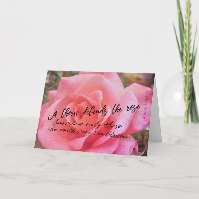 TRULY PINK Greeting Card (Front)