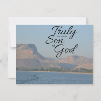 Truly the Son of God Flat Notecard