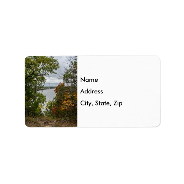 Truman Dam Autumn Framed Address Labels (Front)