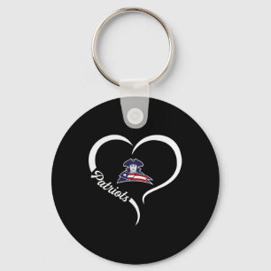 Truman Patriots Logo Half Heart Slogan Hs Key Ring
