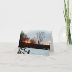 Trumbauersville Sunset Note Card