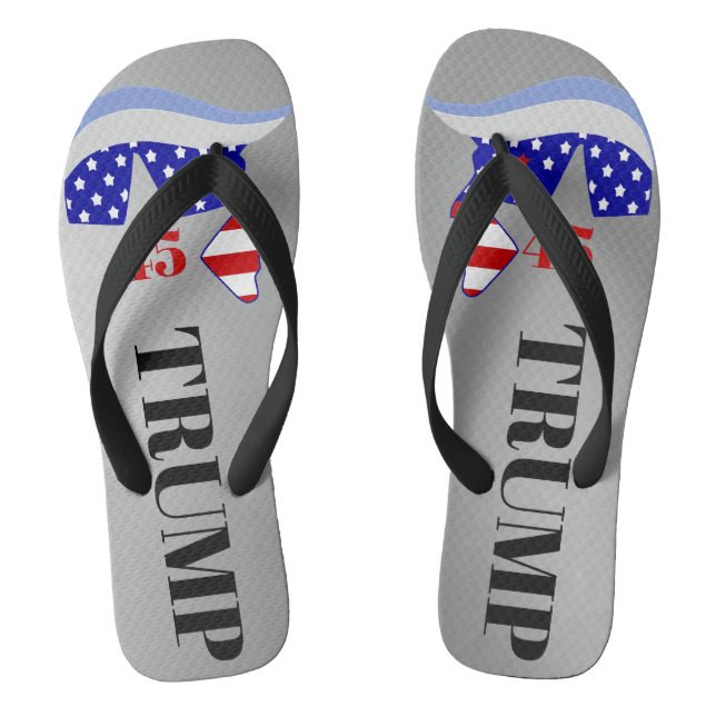 Trump45 Flip Flops (Footbed)