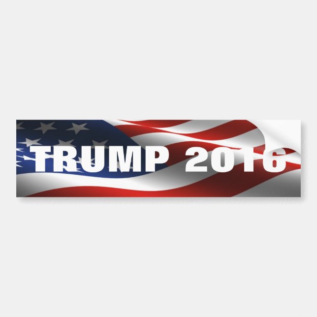TRUMP 2016 BUMPER STICKER (Front)