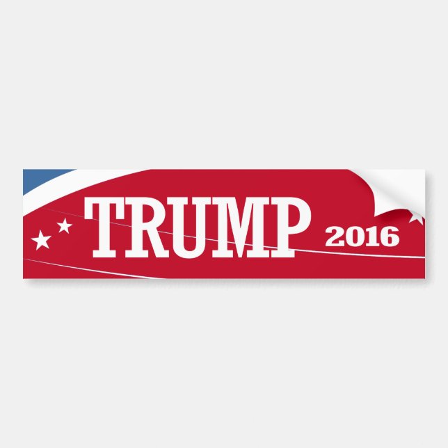 TRUMP 2016 BUMPER STICKER (Front)