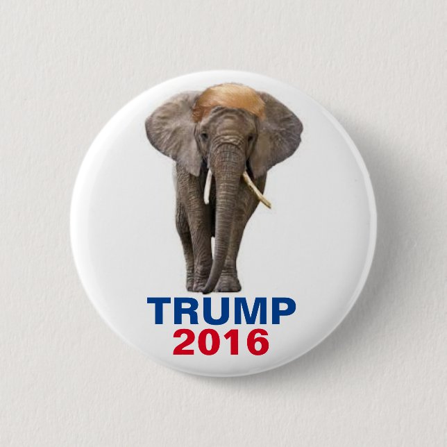Trump 2016 button (Front)