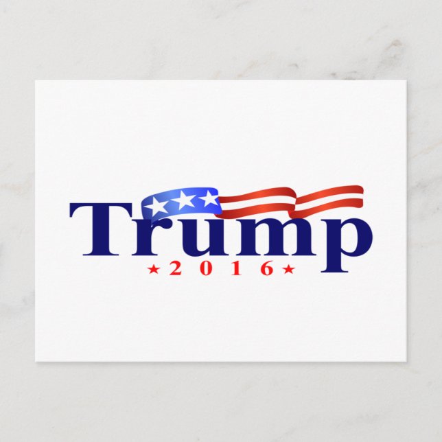 Trump 2016 Logo Postcard (Front)