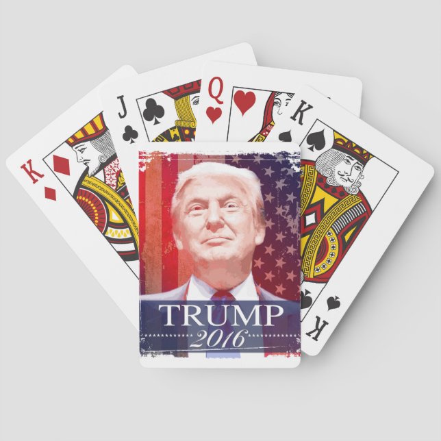 Trump 2016 playing cards (Back)