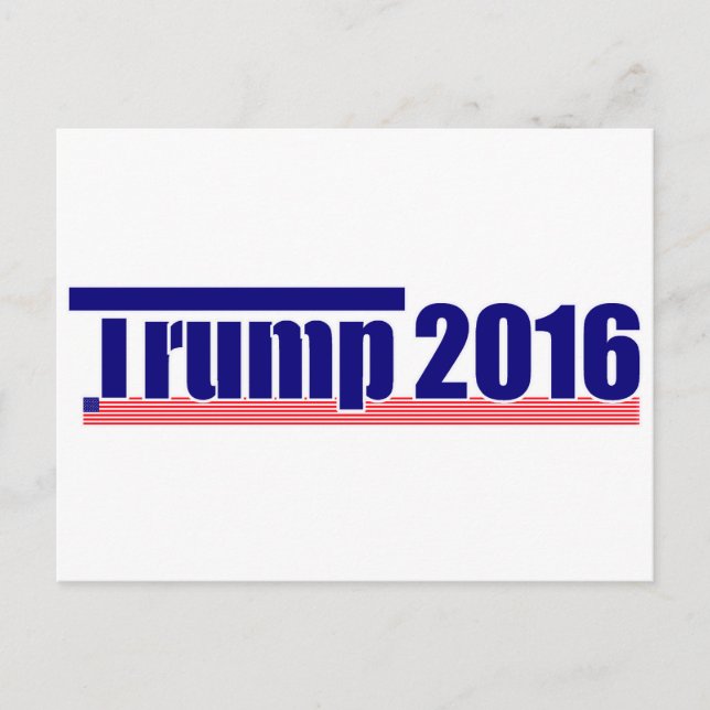 Trump 2016 postcard (Front)
