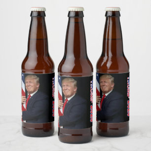 Trump 2020 - 4 More Years Beer Bottle Label