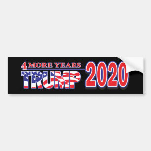Trump 2020 4 More Years Bumper Sticker