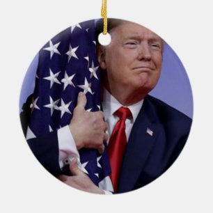 Trump 2020 4 More Years Ceramic Ornament