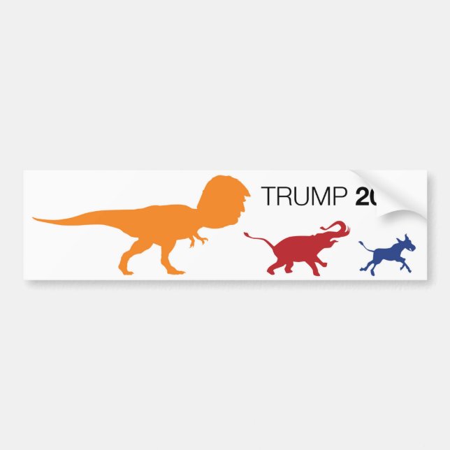 Trump 2020 Bumper Sticker (Front)
