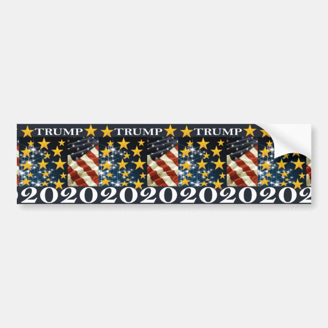 TRUMP 2020 BUMPER STICKER (Front)