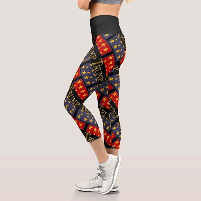 TRUMP 2020 CAPRI LEGGINGS (Left)
