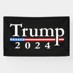 Trump 2020 Classic Black and Red Banner