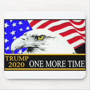 Trump 2020 eagle one more time mouse pad