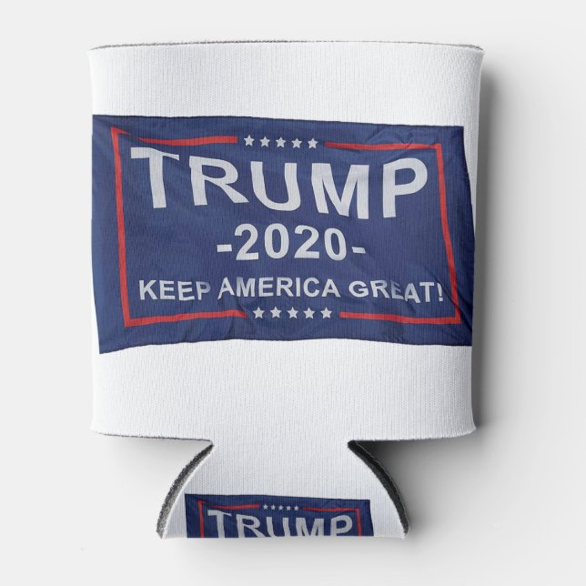 Trump 2020 flag can cooler (Front)
