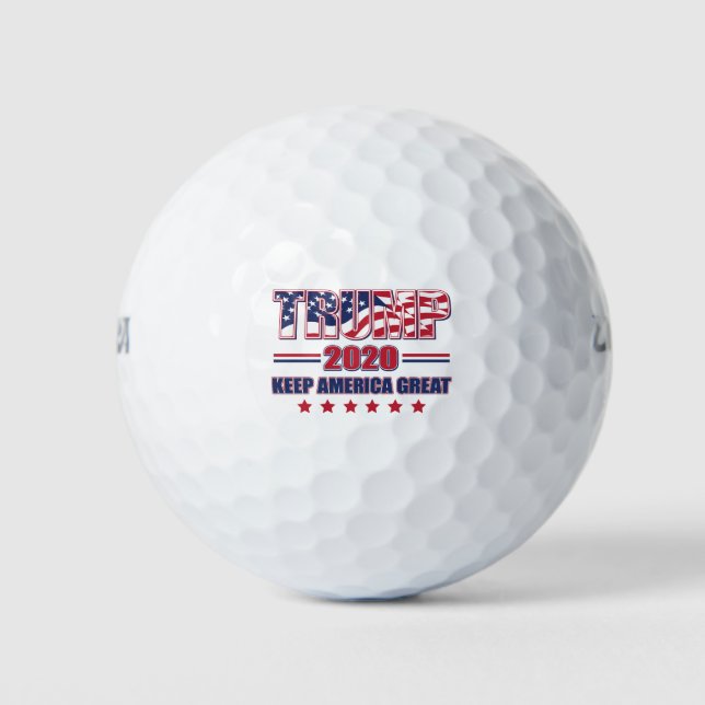 Trump-2020-Keep-America-Great Golf Balls (Front)