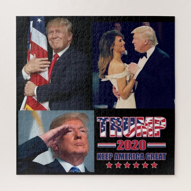 Trump 2020 - Keep America Great Jigsaw Puzzle (Vertical)