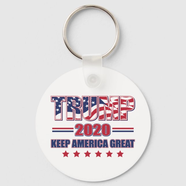 Trump 2020 Keep America Great Key Ring (Front)