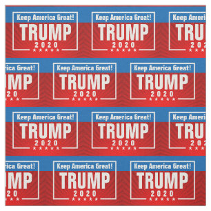 Trump 2020 Keep America Great Stars Frame Fabric